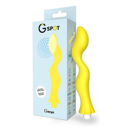 Vibrateur G-Spot G-Spot Gavyn Yellow 1pc