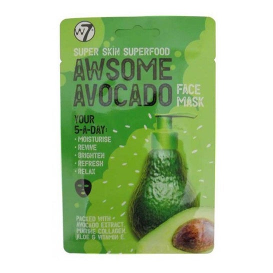 W7 Face Mask Super Skin Superfood Awsome Avocado 18g