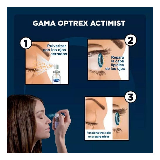 Optone ActiMist 2 en 1 Spray Oculaire Yeux Secs et Irrités 10 ml Optone ActiMist 2 en 1 Spray Oculaire Yeux Secs et Irrités 10 ml