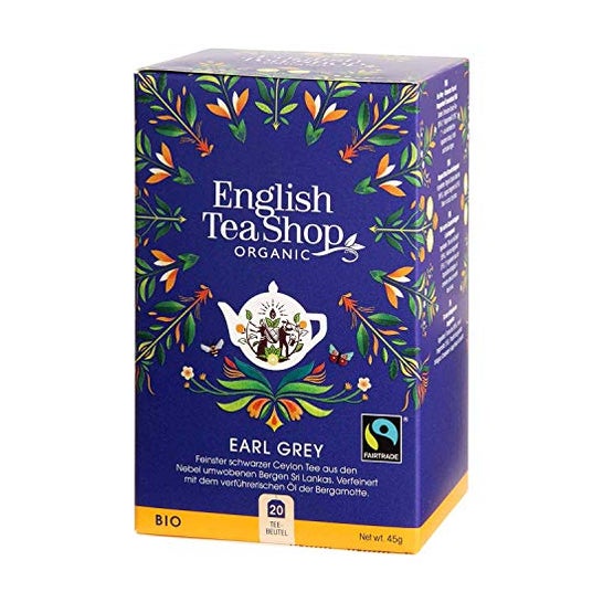 English Tea Shop Thé Earl Grey Infusions organiques 20 Sachets