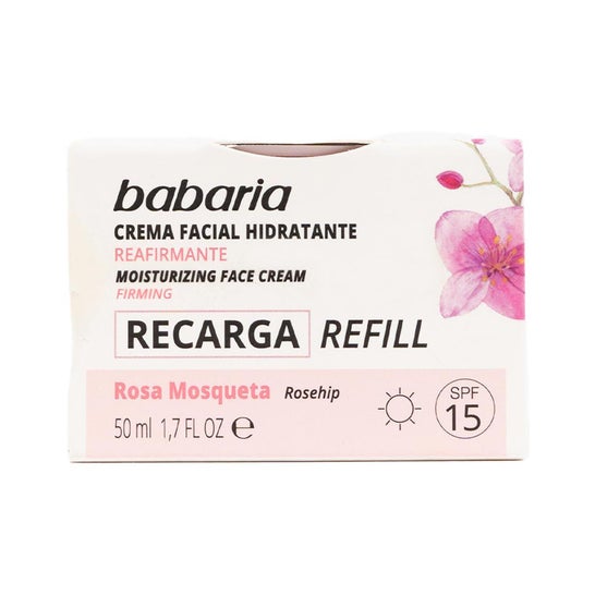 Babaria Crème Visage Raffermissante Rose Musquée Refill 50ml