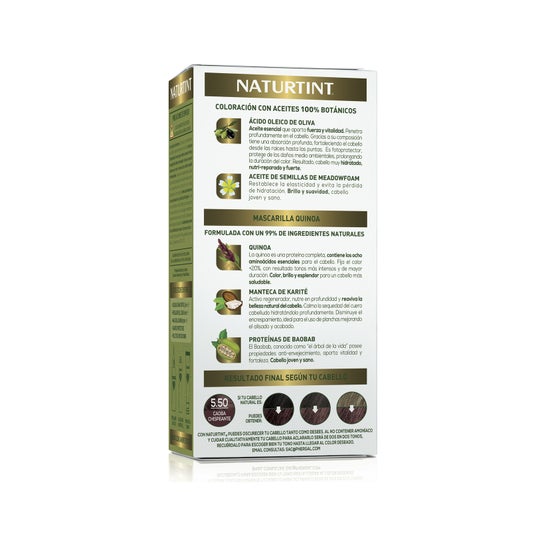 Teinture Naturtint 5.50 Acajou étincelant