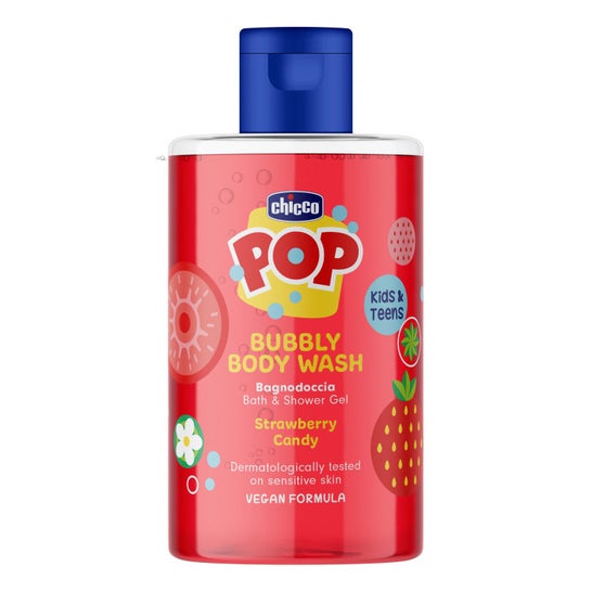 Chicco Pop Kids & Teens Gel de Bain Fraise 300ml