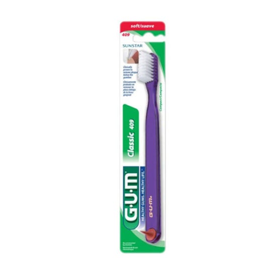 Gum Classic 409 Brosse Dents Doux 1ut