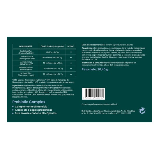 DocMorris Probiotique Complexe 30 Gélules