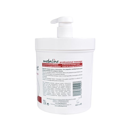 Mebaline Crème de Massage Professional Massage 800 g