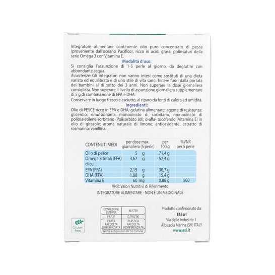 ESI Omega 3 Extra Pure 50 Perles