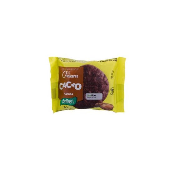 Santiveri Digestive Cacao Cracker Sans Sucre 3x27g