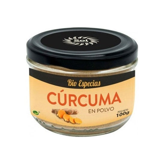 Curcuma Poudre solaire naturelle 100g