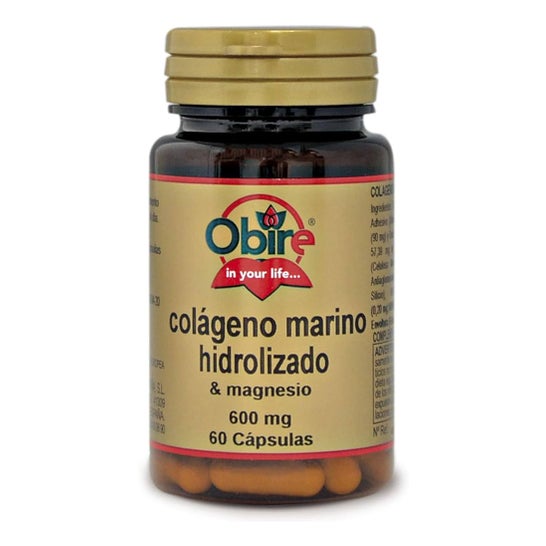 Collagène marin hydrolysé Obire + Magnésium 60caps