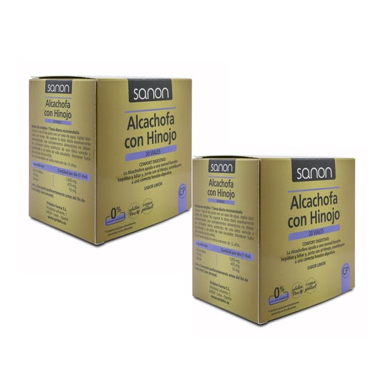 Sanon Pack Artichaut avec Fenouil 2x20 Ampoules