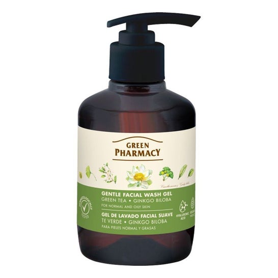 Green Pharmacy Gel Nettoyant Doux Thé Vert Ginkgo Biloba 270 ml