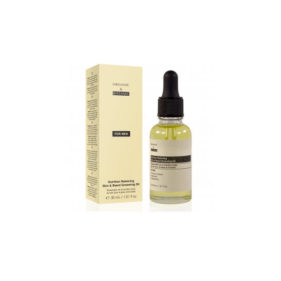 Organic & Botanic Aceite Restaurador Nutritivo Restaurador De Piel Y Barba 30ml