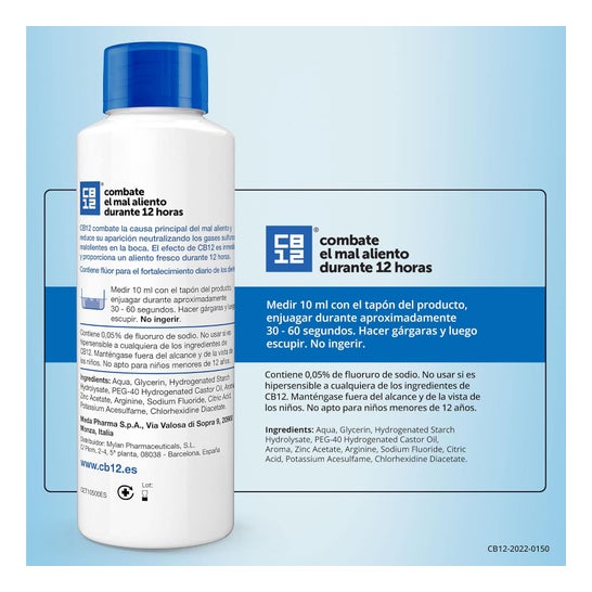 CB12 Bain De Bouche Menthe 500ml