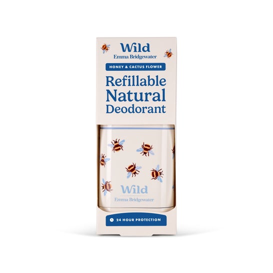 Wild Déodorant Naturel Boîtier + Recharge Miel & Fleur de Cactus 40g
