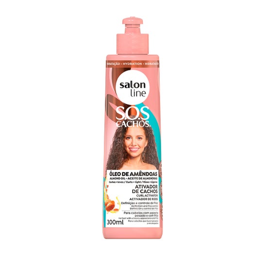Salon Line SOS Cachos Óleo de Amêndoas Ativador 300ml