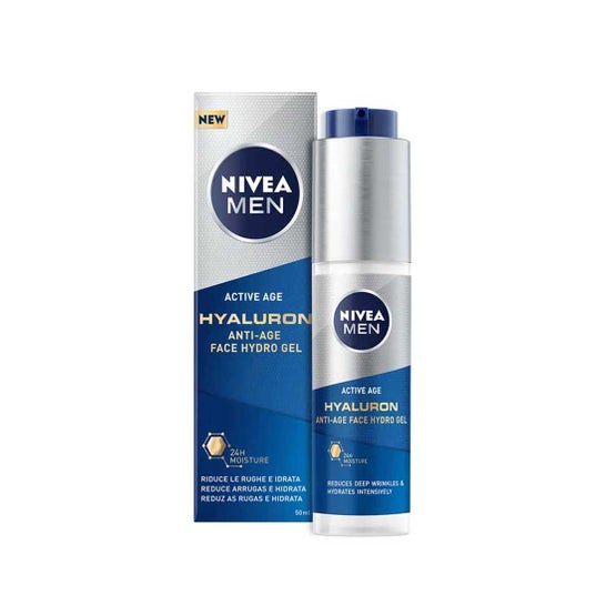 Nivea Men Hyaluron Gel Visage Hydratante Anti-Âge 50ml