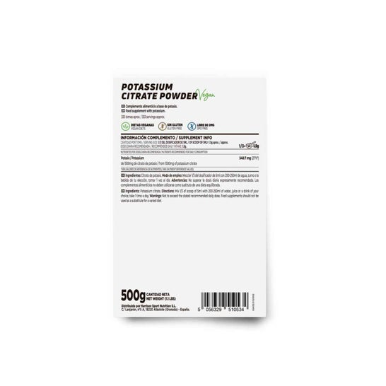 HSN Citrato de Potasio en Polvo 500g