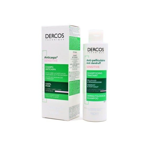 Vichy Dercos Shampooing antipelliculaire Cheveux sensibles 200 ml