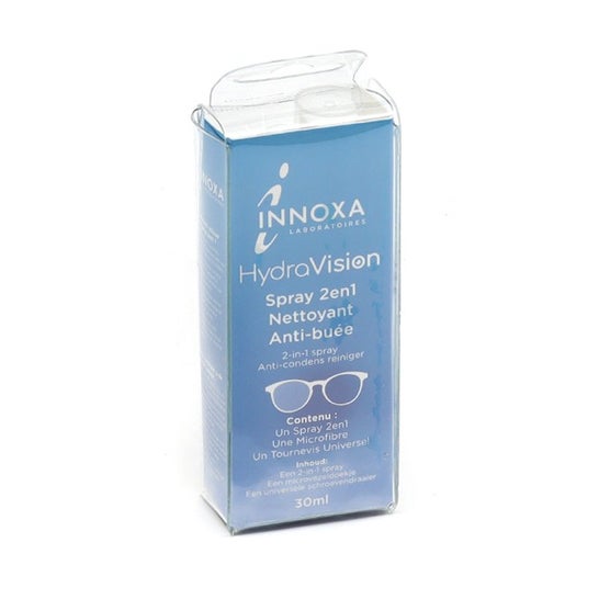 Innoxa Hydra Vision Spray 2 En 1 Nettoyant Anti-Buée 30ml