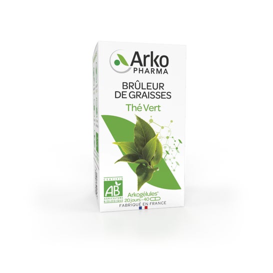 Arkopharma Arkogélules Thé Vert Bio 40 Gélules