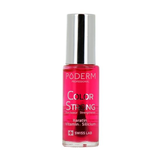Poderm Vernis coloré durcisseur brillant fort 8 ml