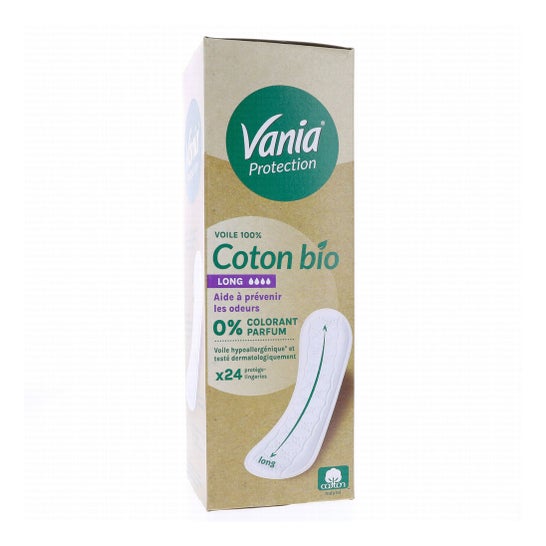 Vania Confort Coton Bio Long 24 Protège Lingeries