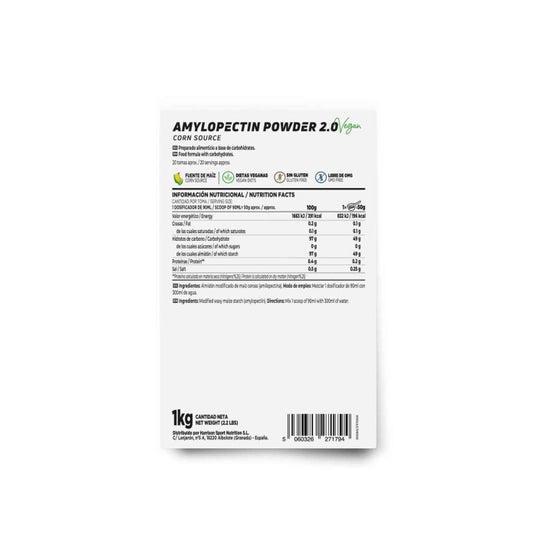 HSN Amilopectina 2.0 Almidón de Maíz Sin Sabor 1kg
