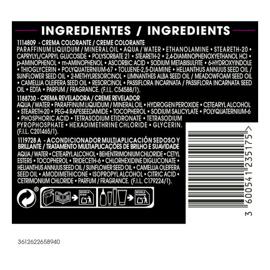 Garnier Olia Colorant permanent N°8.31 Honey Blonde 4 pièces