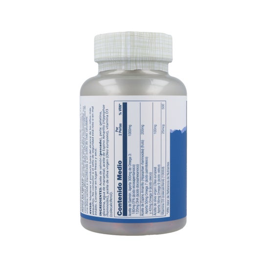 Solaray Super Omega 3-7-9 + Vitamine D3 120 perles