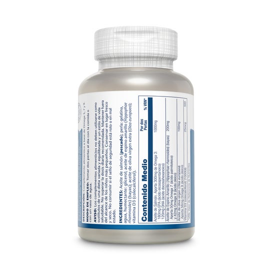 Solaray Super Omega 3-7-9 + Vitamine D3 120 perles