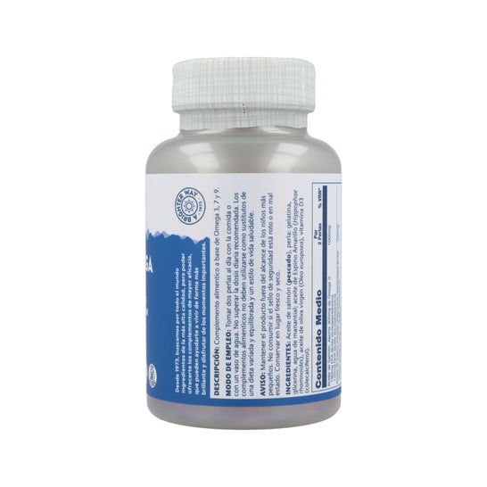 Solaray Super Omega 3-7-9 + Vitamine D3 120 perles