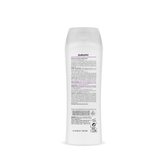 Babaria Crème pour le corps aux amandes 400ml