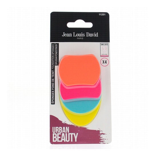 Jean Louis David Urban Beauty Eponges Fond de Teint 4uts