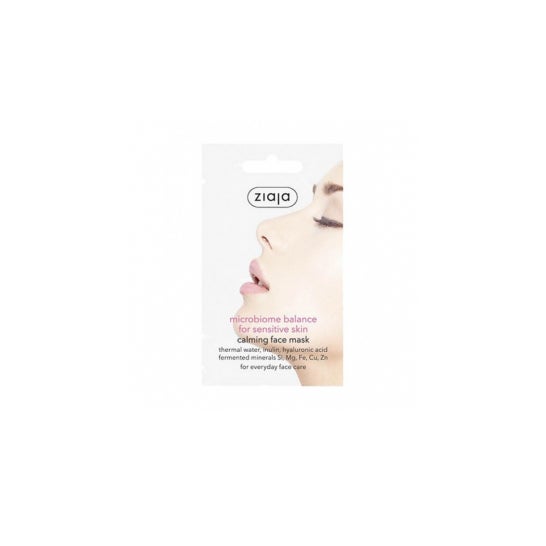 Masque facial Ziaja Microbiome Calmant pour peaux sensibles 7ml
