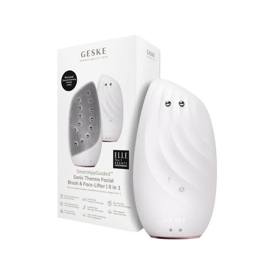 Geske Sonic Thermo Brush & Face-Lifter 8 In 1 White Rose Gold 1ut