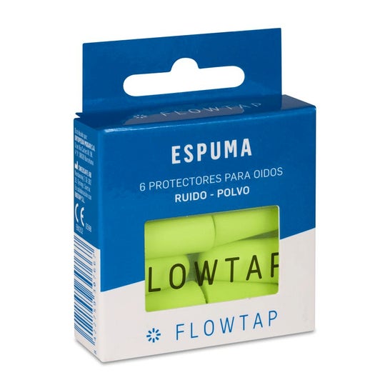 Flowtap Bouchons d’oreilles en mousse 6 unités