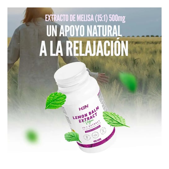 HSN Extracto de Melisa 15:1 500mg 120vcaps