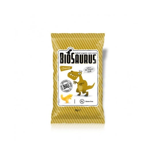 BioSaurus Snack Bio Sans Gluten à Saveur de Fromage 50g
