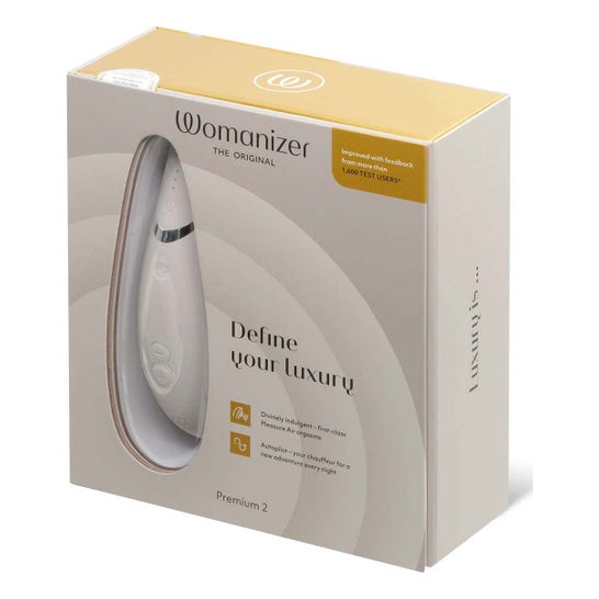 Womanizer Premium 2 Stimulateur Clitoridien Gris 1ut