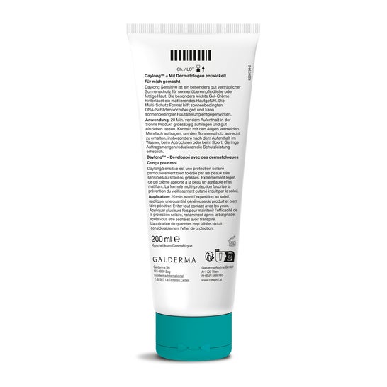 Daylong Sensitive Crème Gel Légère SPF 50+ 200ml