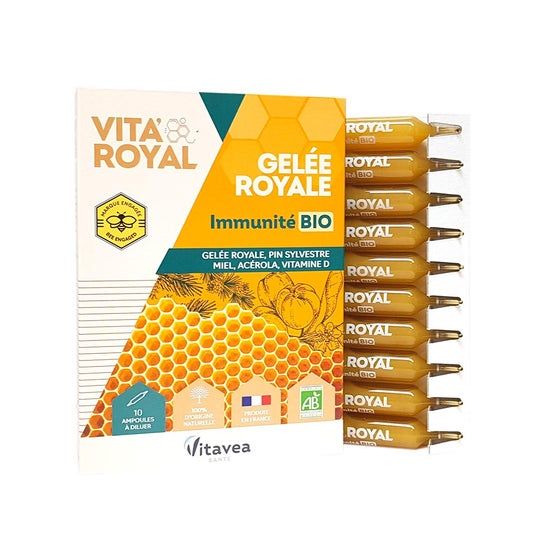 Vitavea Vita'Royal Gelée Royale Énergie Bio 10uts