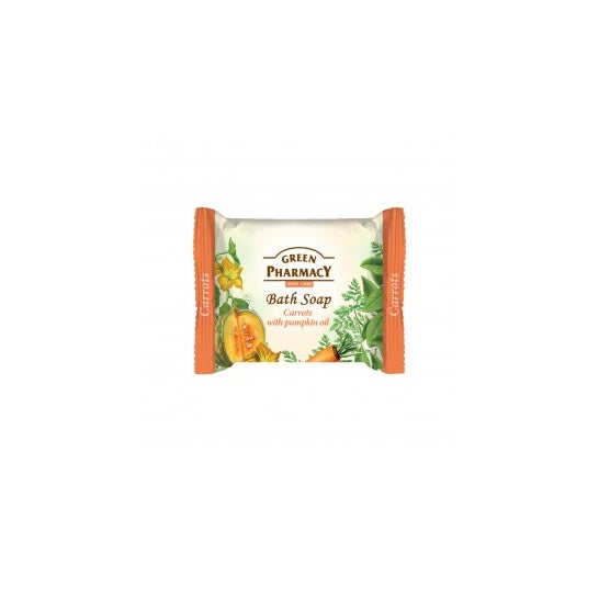Green Pharmacy Savon aux carottes et huile de citrouille 100g
