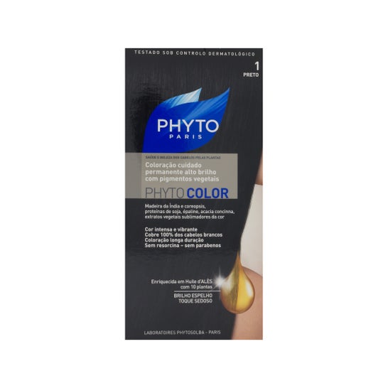 Phyto Phytocolor Soin Couleur 1 Noir 1 kit