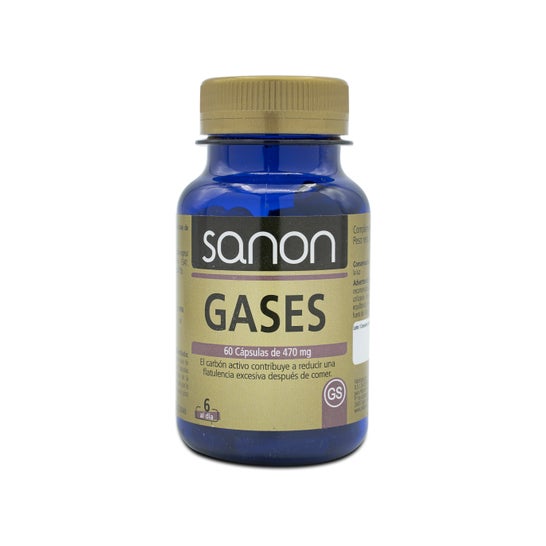 Sanon Gases 60 gélules de 470 mg