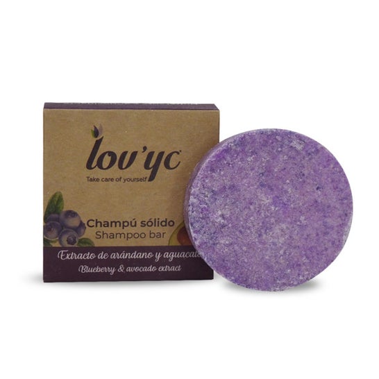 Lovyc Shampooing Solide Myrtille & Avocat 50g