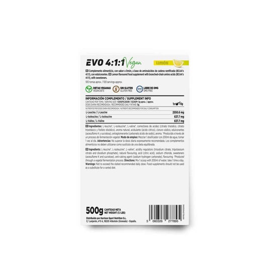 HSN Evo 4:1:1 BCAA's Instantanés Citron 500g