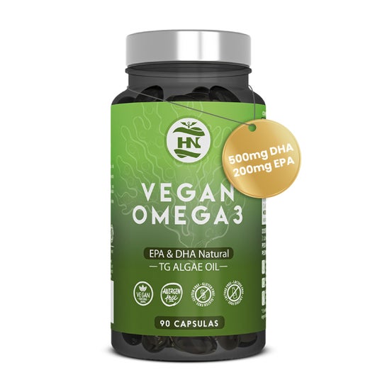 HN Vegan Omega 3 EPA & DHA Natural Huile d'Algues 90 caps