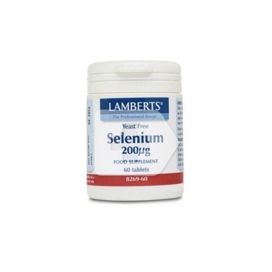 Lamberts Sélénium 200mcg 60 Comprimés