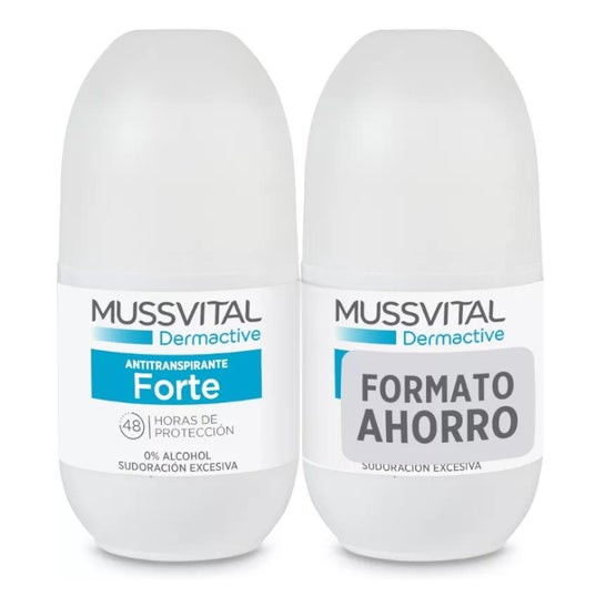 Mussvital Dermactive Antitranspirante Forte roll on 75ml Mussvital Dermactive Antitranspirante Forte roll on 75ml